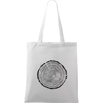 Letokruhy 90 bez věku - Taška bavlněná - 42 x 38 cm ( Bílá )