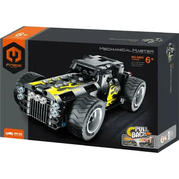 ostatní stavebnice iM.Master Pull Back Car (Stavebnice iM.MASTER auto na zpětné natažení plast 177 dílků v krabici 29x20x6cm)