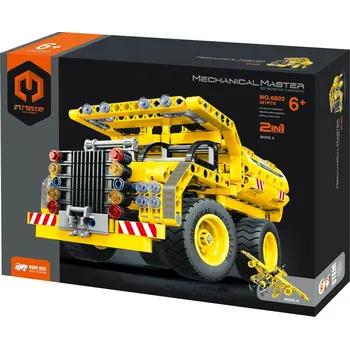 ostatní stavebnice iM.MASTER Dump Truck + Plane 2in1 (Stavebnice iM.MASTER 2v1 stavební auto/letadlo plast 361 dílků v krabici 31x23x7cm)