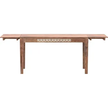 Jídelní stůl Indický nábytek - Rozkládací jídelní stůl Mira 140/220x90 z indického masivu palisandr Only stain