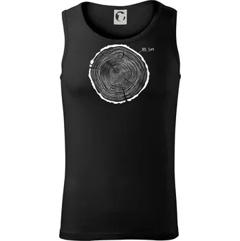 Pánské termoprádlo Letokruhy - 85 - Tílko pánské Core - L ( Černá )