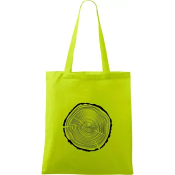 Letokruhy 45 bez věku - Taška bavlněná - 42 x 38 cm ( Limetková )