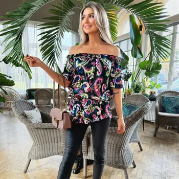 Dámské tričko Tričko AX Paris Multi 9375224 8 (XS)