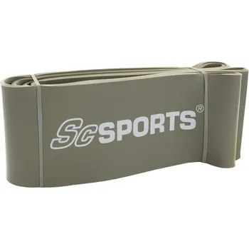 ScSPORTS posilovací guma, 200 cm, šedá