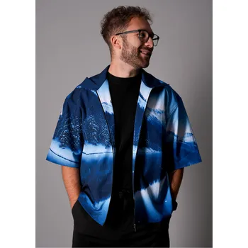 Pánská košile Pánská košile premium ALTISPORT VOJ/ALM103KOS01 SNĚŽNÝ LES XXXL