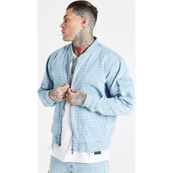 Pánská větrovka Bunda SikSilk Light Blue 4460136 2X Large