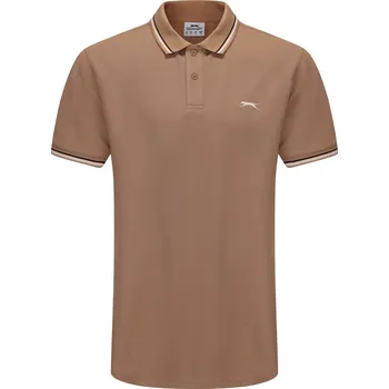 Pánské tričko Tričko Slazenger Dark Beige 8744893 XL