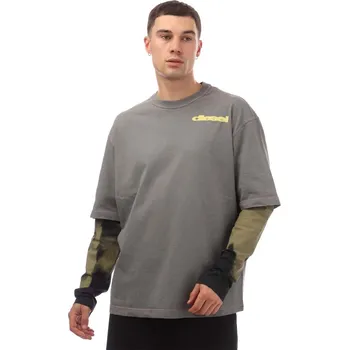 Pánské oblečení Tričko Diesel Grey 439326 XS