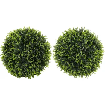 umělá květina Sada 2 umělých rostlin cedru | zelená