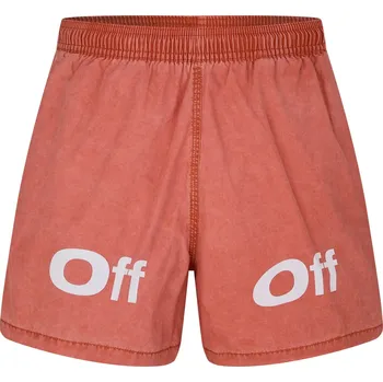 Pánské plavky Plavky OFF WHITE Orange White 3214010 S (46)