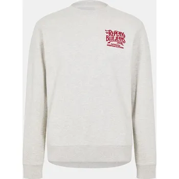 Pánská mikina Mikina Replay Grey Melange 7675562 M