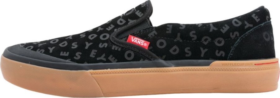 Boty Vans BMX SLIP-ON ODYSSEY černo červeno gumová 10/43