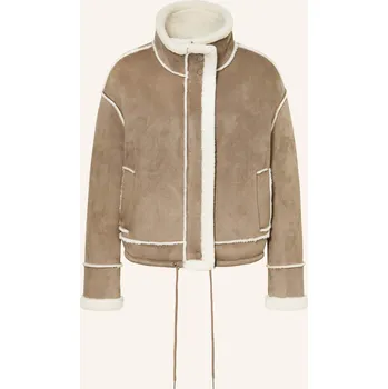 Dámský kabát Rino & Pelle Dámská Bunda Beck V Koženém Vzhledu S Umělou...