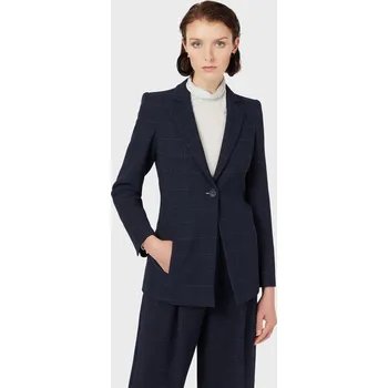 Bunda Emporio Armani Blue Check 9930807 6 (2XS)