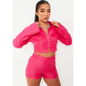Dámská vesta Bunda Missy Empire Pink 3386379 10 (S)