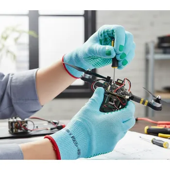 Pracovní rukavice Procera Rukavice X-PROKNIT5 PLUS Velikost 7 modrá