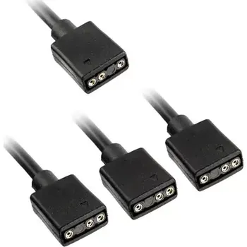 Počítačový zdroj Kolink Rozbočovač ARGB 1-3 - 30cm čermá (PGW-AC-KOL-114)