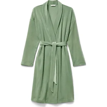 Dámské noční prádlo 709959 - Tchibo - Plyšový župan - pro ženy - vel. L 44/46 - barva: zelená