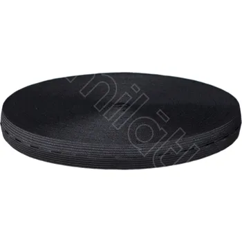 Textilie Dírková pruženka regulační černá 20mm