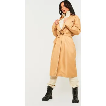 Dámská vesta Bunda Missy Empire Beige 237204 8 (XS)