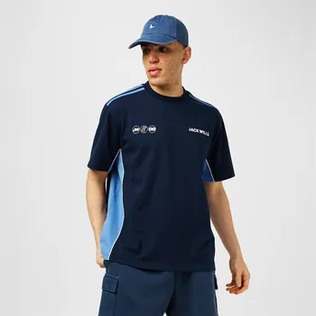 Pánské tričko Tričko Jack Wills Navy 835910 L