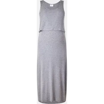 Dámský svetr Šaty Mamalicious Light Grey Mel 6907451 14 (L)