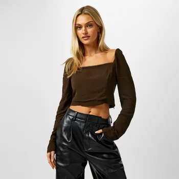 Dámská košile Košile Jack Wills Chocoalte 5392277 12 (M)