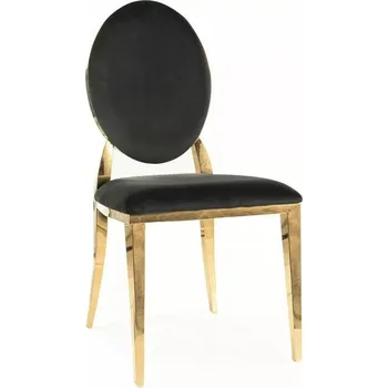 Jídelní židle Židle King Velvet černá