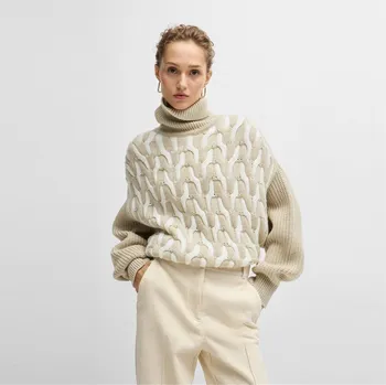 Dámský svetr Šaty BOSS Open Misc 8351071 S