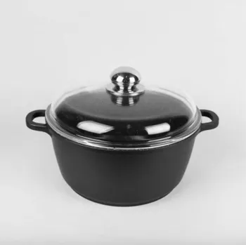 Hrnec Maestro MR-4624C Hrnec s poklicí 24 cm 4 l Černý