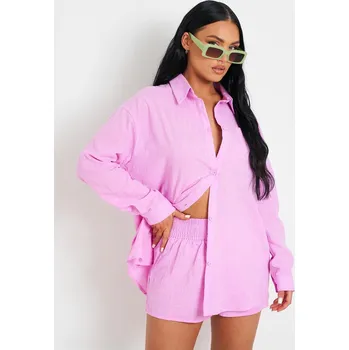 Dámská košile Košile Missy Empire Lilac 669070 8 (XS)