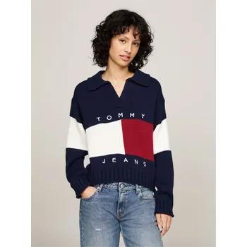Dámské oblečení Mikina Tommy Jeans Dark Navy 1321514 14 (L)