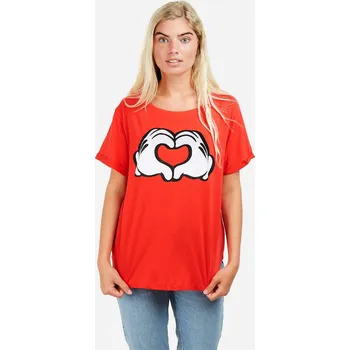 Dámské oblečení Tričko Disney Red 9581967 8 (S)