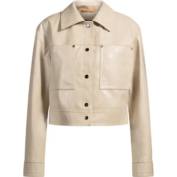 Dámská vesta Bunda Boss Open Beige 4564218 14