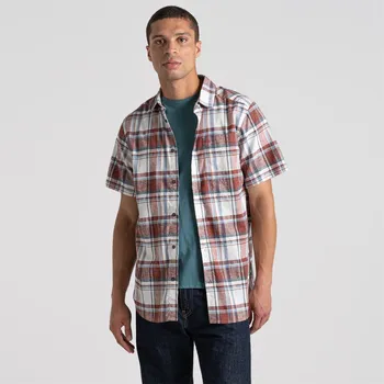 Košile Craghoppers SiennaRedCHK 7583625 Small