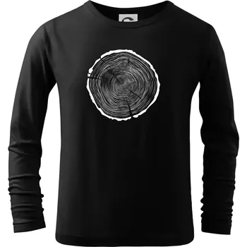Chlapecké tričko Letokruhy 85 bez věku - Triko dětské Long Sleeve - 122 cm/6 let ( Černá )