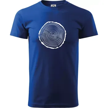 Letokruhy 45 bez věku - Triko extra velké (5-8XL) - 8XL ( Královská modrá )