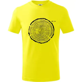 Letokruhy - 100 - Tričko dětské bavlněné - 98 cm / 2 roky ( Citrónová )