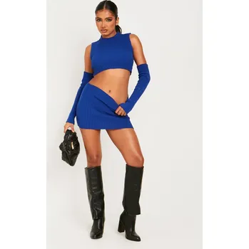 Dámská sukně Missy Empire Blue 1172599 8 (XS)