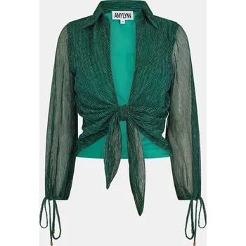 Dámská košile Košile I Saw It First GREEN LEOPARD 1426696 8 (S)