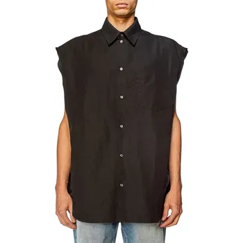 Pánská móda Košile Diesel Black Black 537691 S (46)