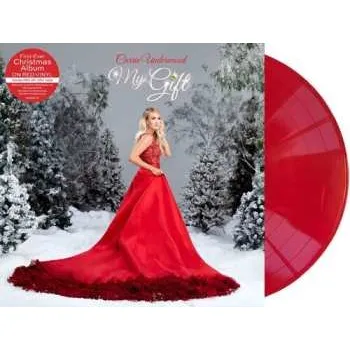 Zahraniční hudba LP Carrie Underwood: My Gift 2022 Red Vinyl