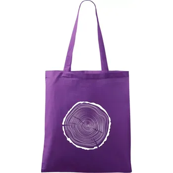 Letokruhy 45 bez věku - Taška bavlněná - 42 x 38 cm ( Fialová )