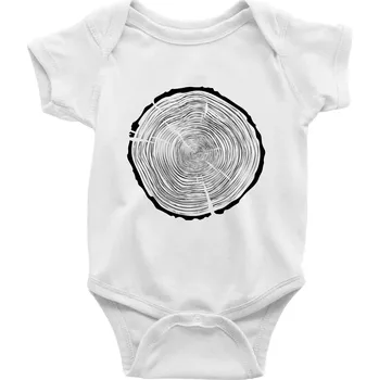 Kojenecký body Letokruhy 85 bez věku - Body kojenecké s krátkým rukávem - Krátký r. 12-18 měs ( Bílá )