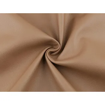 Koženka hladká s filcovým zpevněním METRÁŽ - 3 béžová