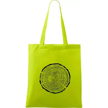 Letokruhy 100 bez věku - Taška bavlněná - 42 x 38 cm ( Limetková )