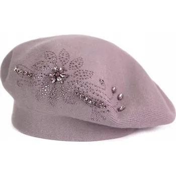 Čepice Szaleo baret fialový univerzální velikost akryl