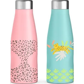 Termoska SUAVINEX | TERMO NEREZOVÁ LÁHEV 500ml JUNGLE RŮŽOVÁ