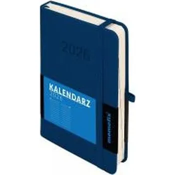 Diář Kalendarz 2026 B6 Memofix DNS granatowy