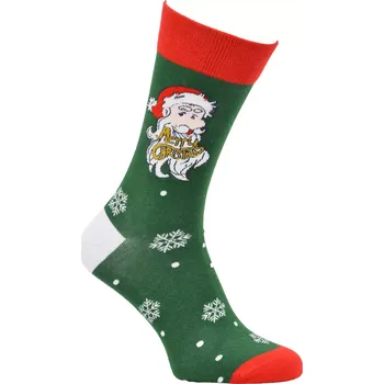 Dámské ponožky Dospělé ponožky Christmas II - 39-42 / zelená